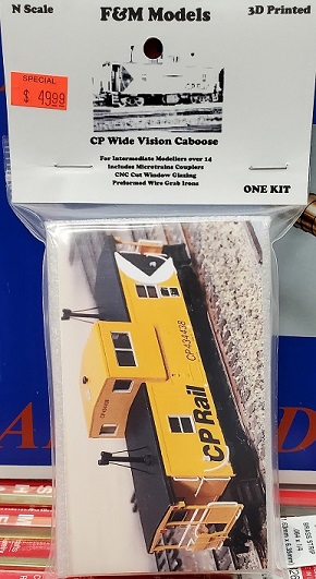  CP Rail Wide Vision Caboose Kit 